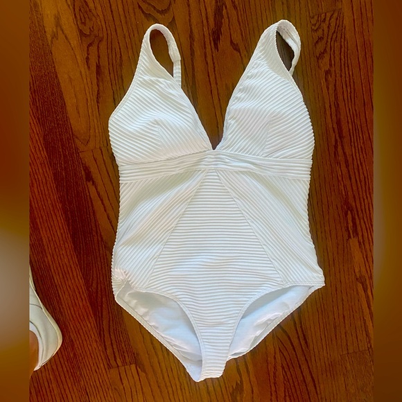 Sea Level Other - Sea Level White Textured One Piece Suit